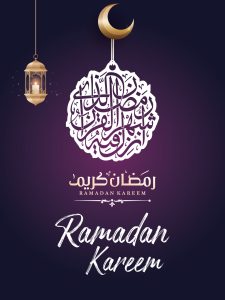 Ramadan kareem arabic calligraphy ramadan kareem beautiful greeting card with arabic calligraphy template for menu invitation poster banner card for the celebration of muslim community festival vector