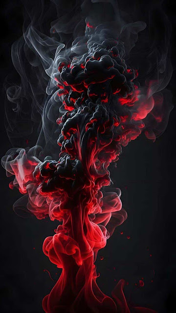 iPhoneXpapers.com | iPhone X wallpaper | am71-smoke -color-white-abstract-fog-art-illust