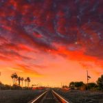 Cloudy sunset railroad iphone wallpaper hd.jpg