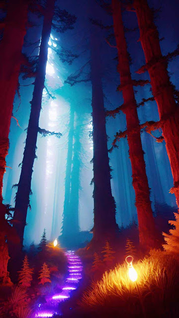 Glowing light in the forest mobile wallpaper

 – Wallpapers Download