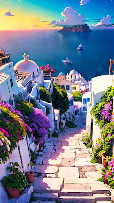 Santorini greece iphone wallpaper hd 768x1367.jpg