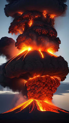Volcano Explosion Cloud iPhone Wallpaper – Wallpapers Download