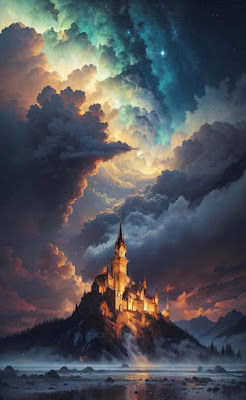 Unreal fantasy landscape wallpapers for iPhone