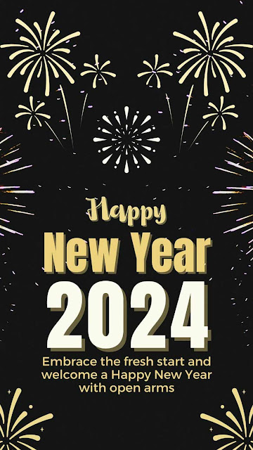 Happy New Year 2024 Quote For WHATSAPP – Wallpapers Download