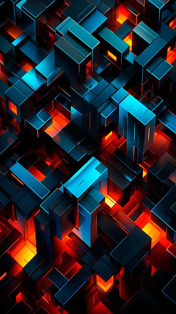 3D Blocks iPhone Wallpaper 4K – Wallpapers Download