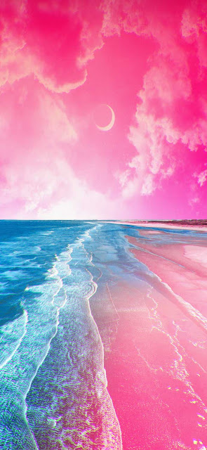 Beach, Sea, Water, Cloud, Pink Wallpaper – Wallpapers Download