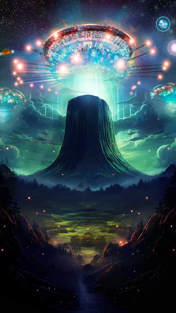 Close Encounters Devils Tower iPhone Wallpaper 4K – Wallpapers Download