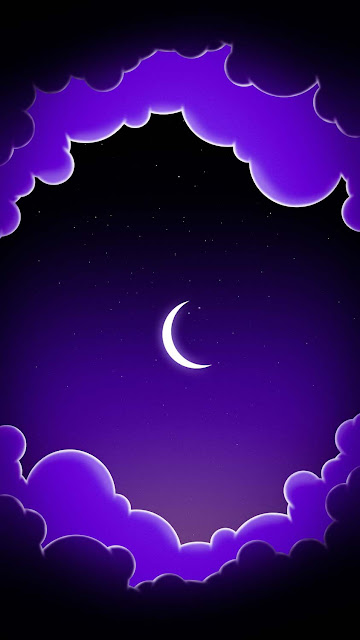Cloudy Moon iPhone Wallpaper 4k – Wallpapers Download