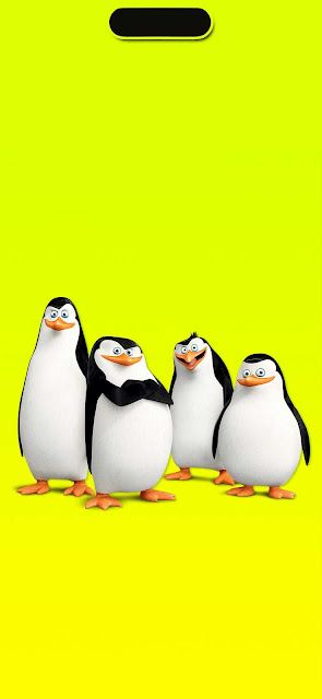 iPhone 15 Dynamic Island Madagascar Penguins Wallpaper – Wallpapers Download