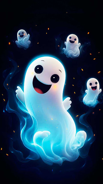Halloween Ghosts iPhone Wallpaper – Wallpapers Download