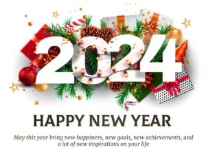 Happynewyear2024 may this year bring new happines new goals new achievements and a lot of new insprirations on your life