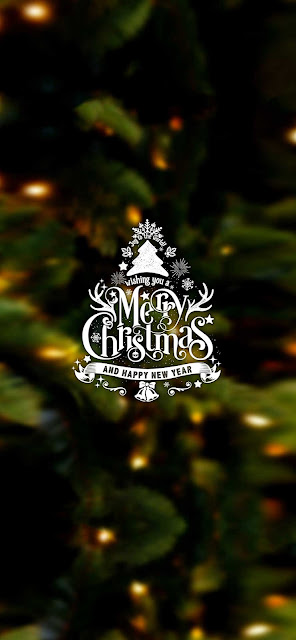 Merry christmas wish message tree iphone wallpaper.jpg