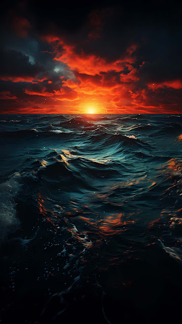 Ocean Horizon iPhone Wallpaper 4K – Wallpapers Download