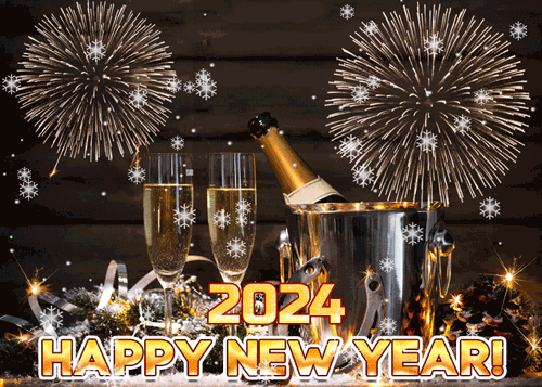Happy new year 2023 gif firework image