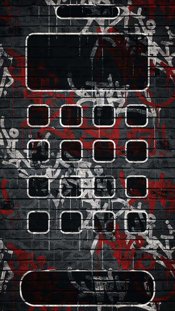 iPhone 15 Pro Dynamic Island Graffiti App Dock – Wallpapers Download