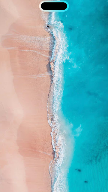 iPhone 15 Pro Max Beach Dynamic Island - Wallpapers Download 2024
