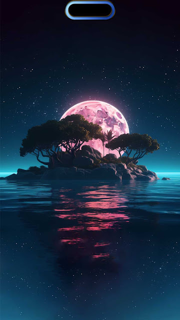 iPhone 15 Pro Max NIght Moon Dynamic Island – Wallpapers Download