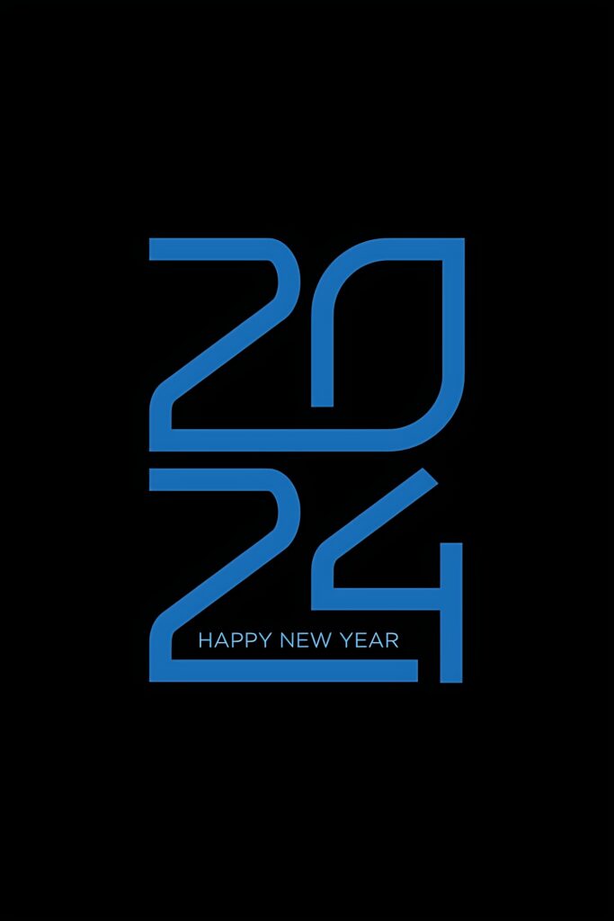 New year 2024 wallpaper for iphone