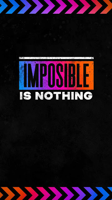 Impossible is nothing iphone wallpaper.jpg