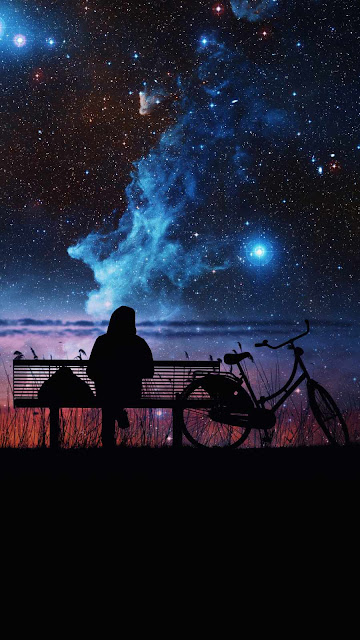 Alone Man Waiting For Someone At Night Mobile Wallpaper – Wallpapers Download
