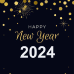 Happy new year 2024 wallpaper for mobile 3