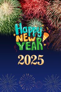 Happy new year 2025 wallpaper for phone