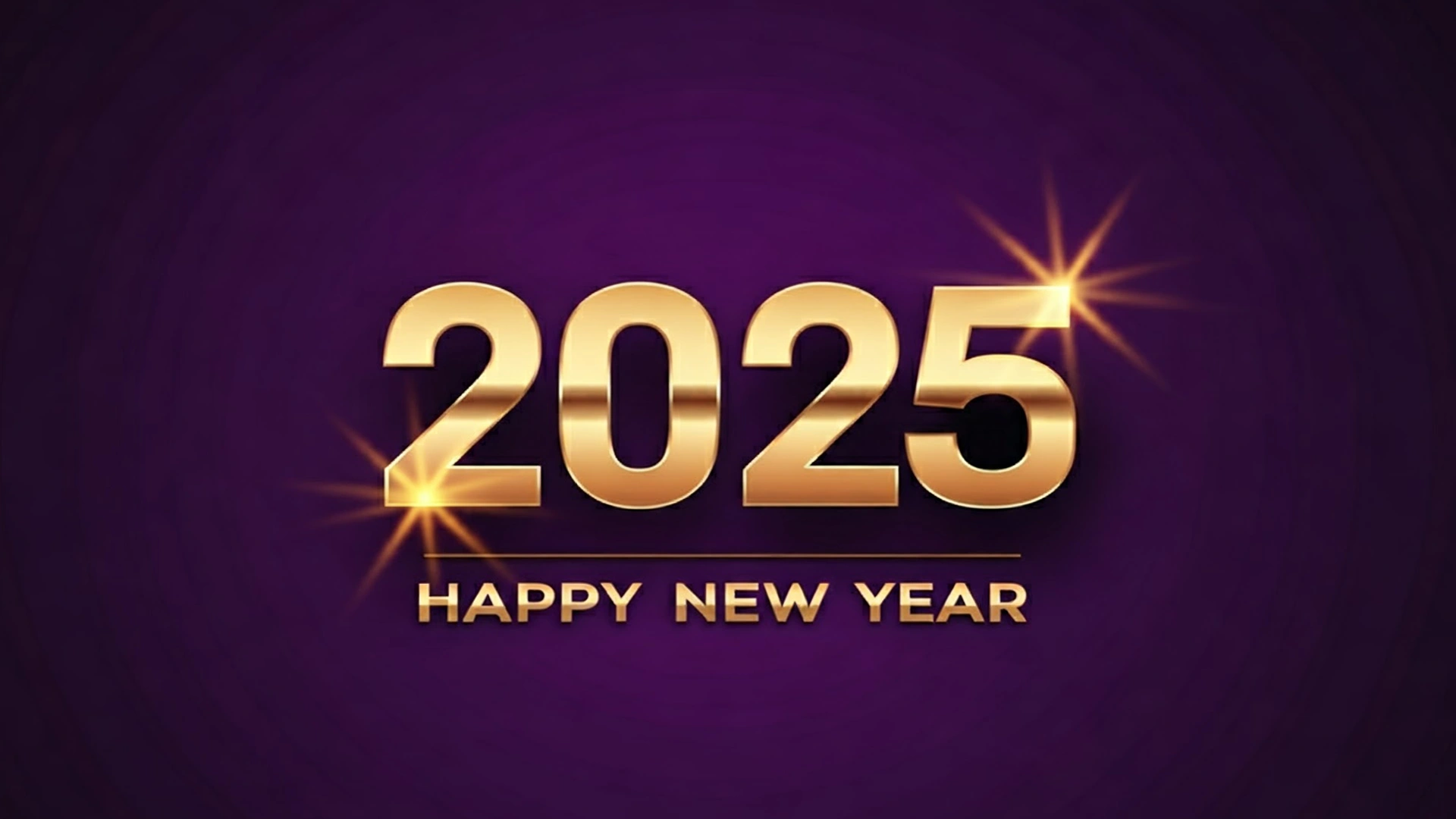 Happy new year 2025 purple image wallpaper 2