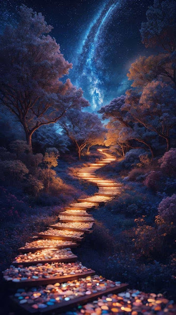 Free Download Magical Path iPhone Wallpaper