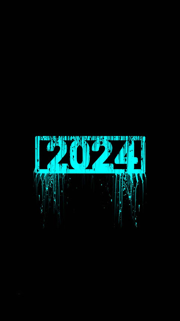 Free Download 2024 New Year Art iPhone Wallpaper