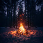 Campfire in winter iphone wallpaper.jpg