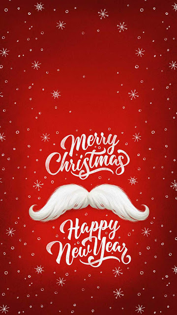 Free Download Merry Christmas Happy New Year iPhone Wallpaper