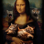 Monalisa with cats iphone wallpaper.jpg