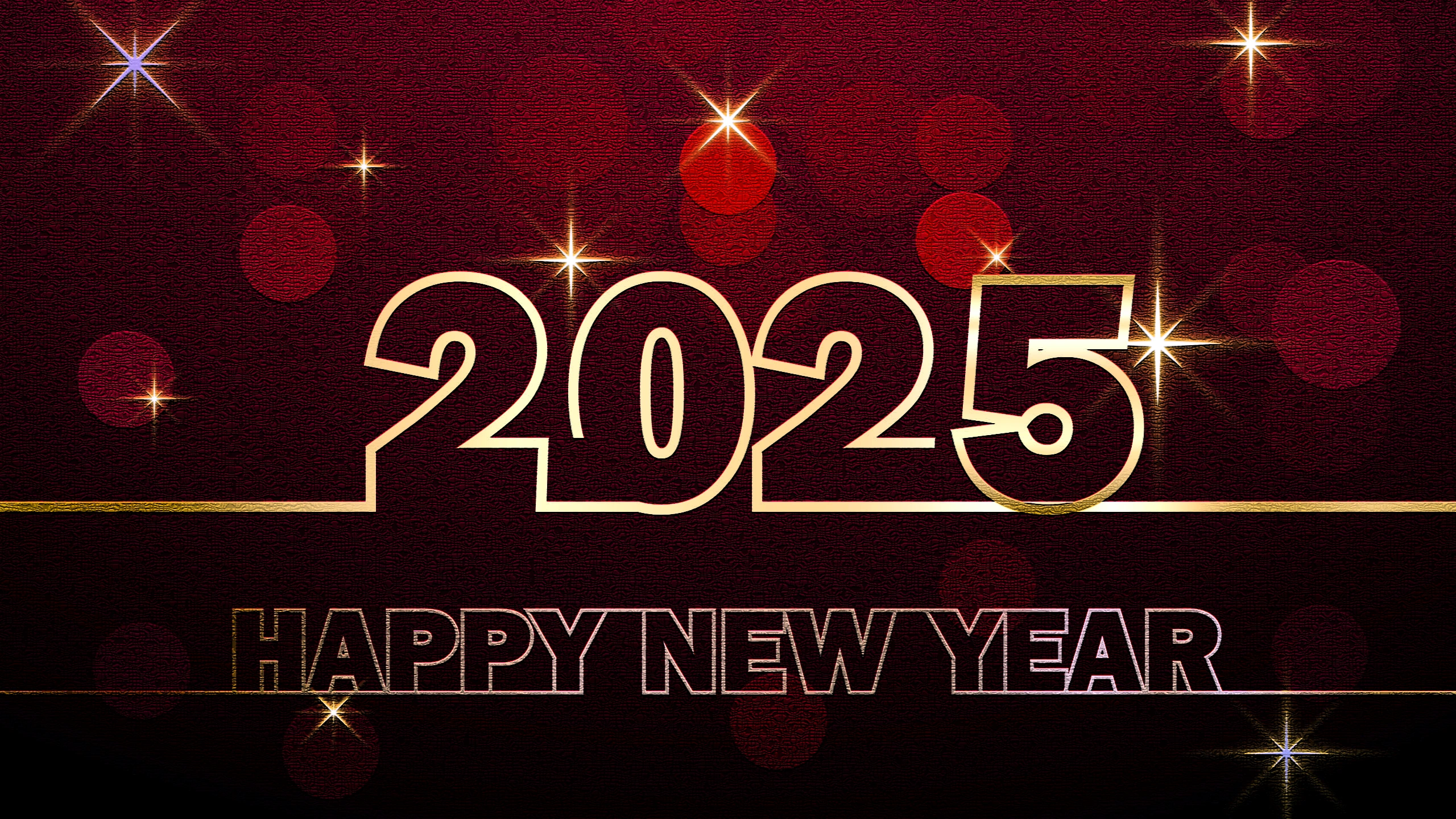 2025 year 2025 happy new year new year 2560x1440px