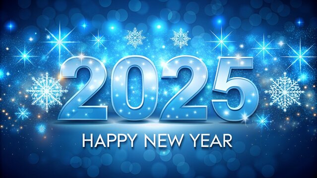 3D Numbers, 2025 Happy New Year, Free HD Image + Wallpapers Download