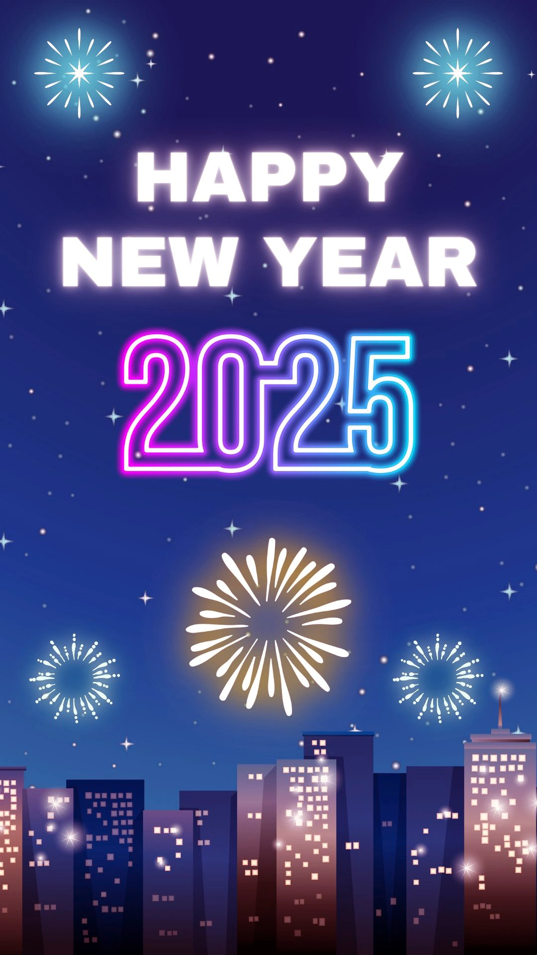 Celebrate 2025 in style best happy new year wishes 2k iphone walpaper