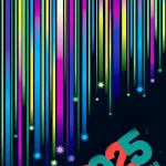 Happy new year background 2025 for iphone 16 pro max