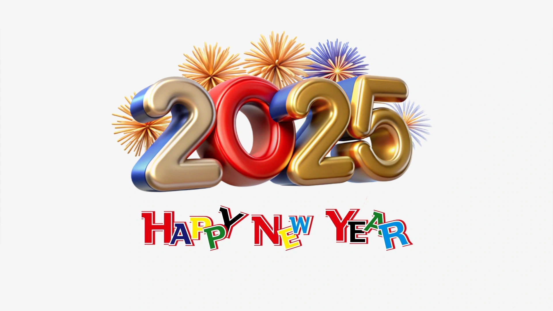 Happy new year 2025 wallpaper full hd for desktop