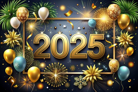 Welcome 2025 New Year Wallpaper