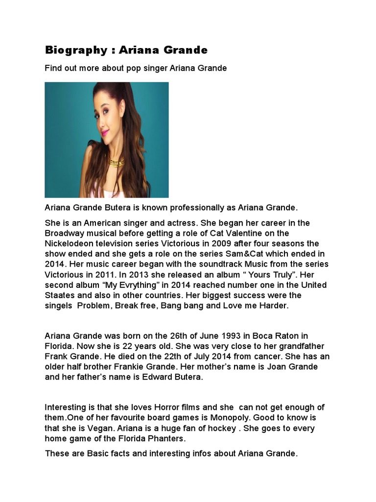 Ariana Grande Biography: Age, Net Worth, Career Milestones, and Recent Updates (2026)