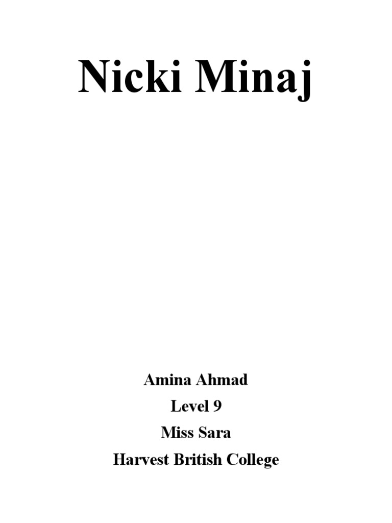 Nicki Minaj Bio: The Queen of Rap’s Age, Real Name, Net Worth, Family, Career Milestones & Recent Works (2026 Updated)