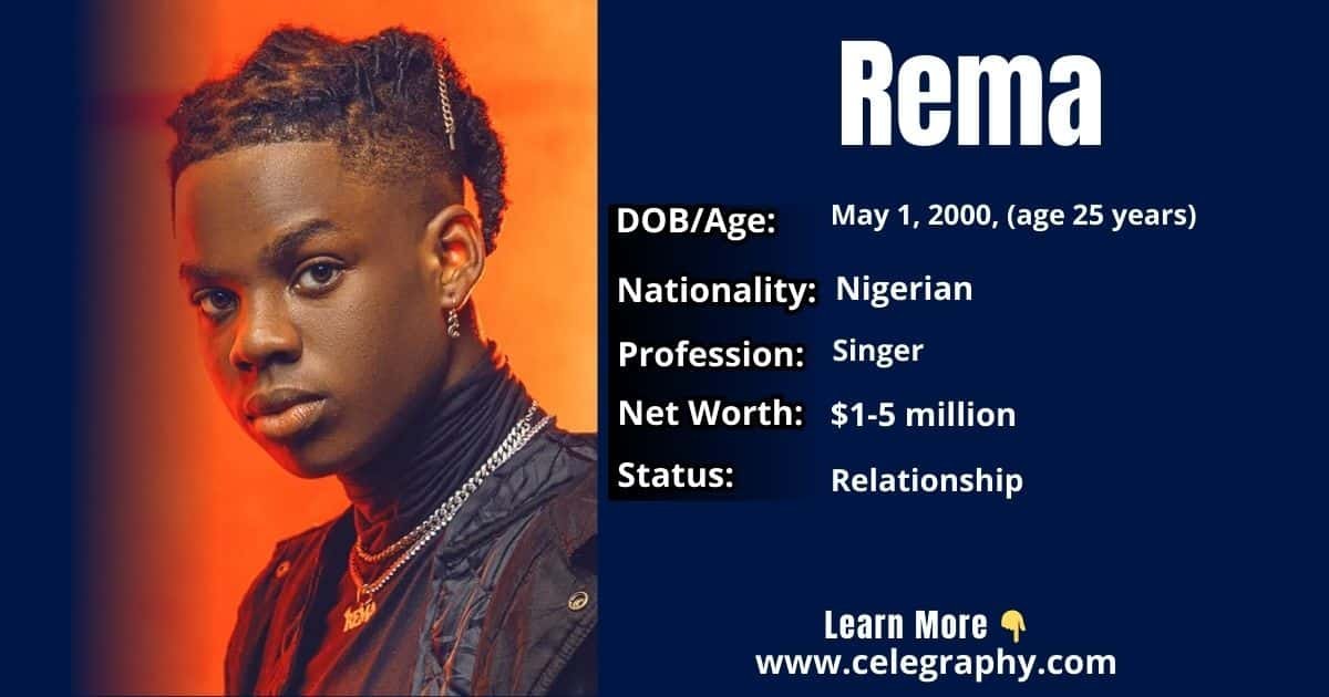 Rema Biography: Age, Career, Height, and Recent Musical Milestones (2026 Update)
