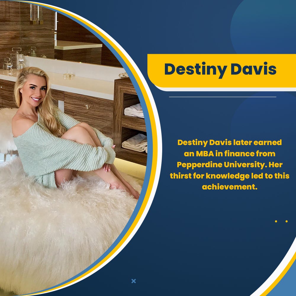To know more click these link below : – Destiny Davis – Medium Destiny Davis Biography: Age, Career, Notable Works, and Recent Activity Revealed