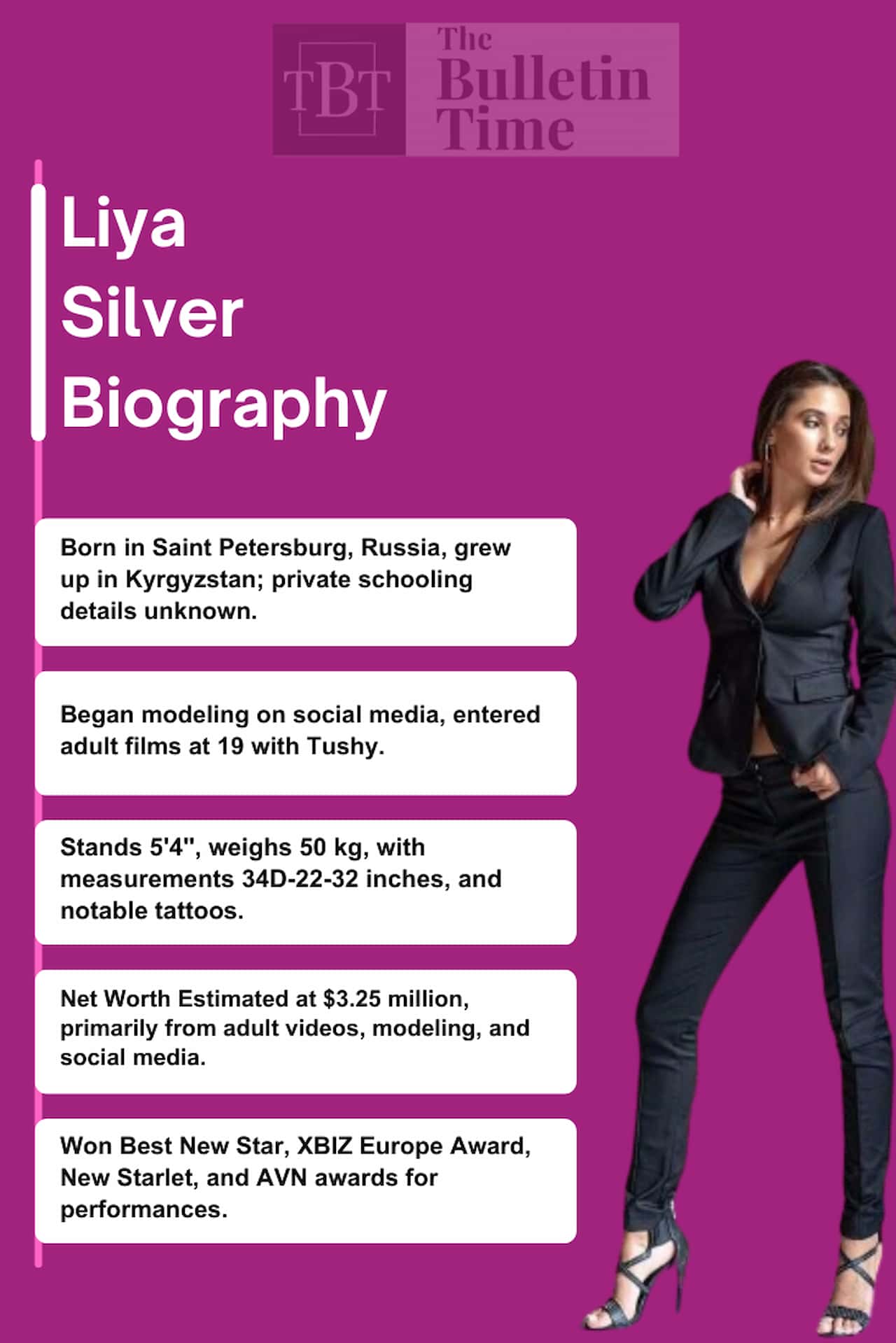 Liya Silver Biography, Education, Family Background, Age, Relationships … Liya Silver Biography: Age, Career, Net Worth, and Recent Works Explained