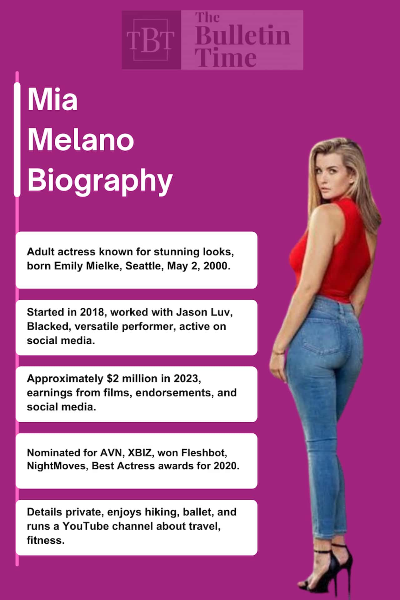 Mia Melano Biography, Wiki, Net Worth, Awards, Unknown Facts, and … Mia Melano Biography: Age, Career, Height, and Recent Projects Explained