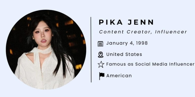 Pika Jenn Real Name, Age, Boyfriend, Height, Net Worth Pika Biography: Age, Career, Recent Works, and Rise to Fame Explained